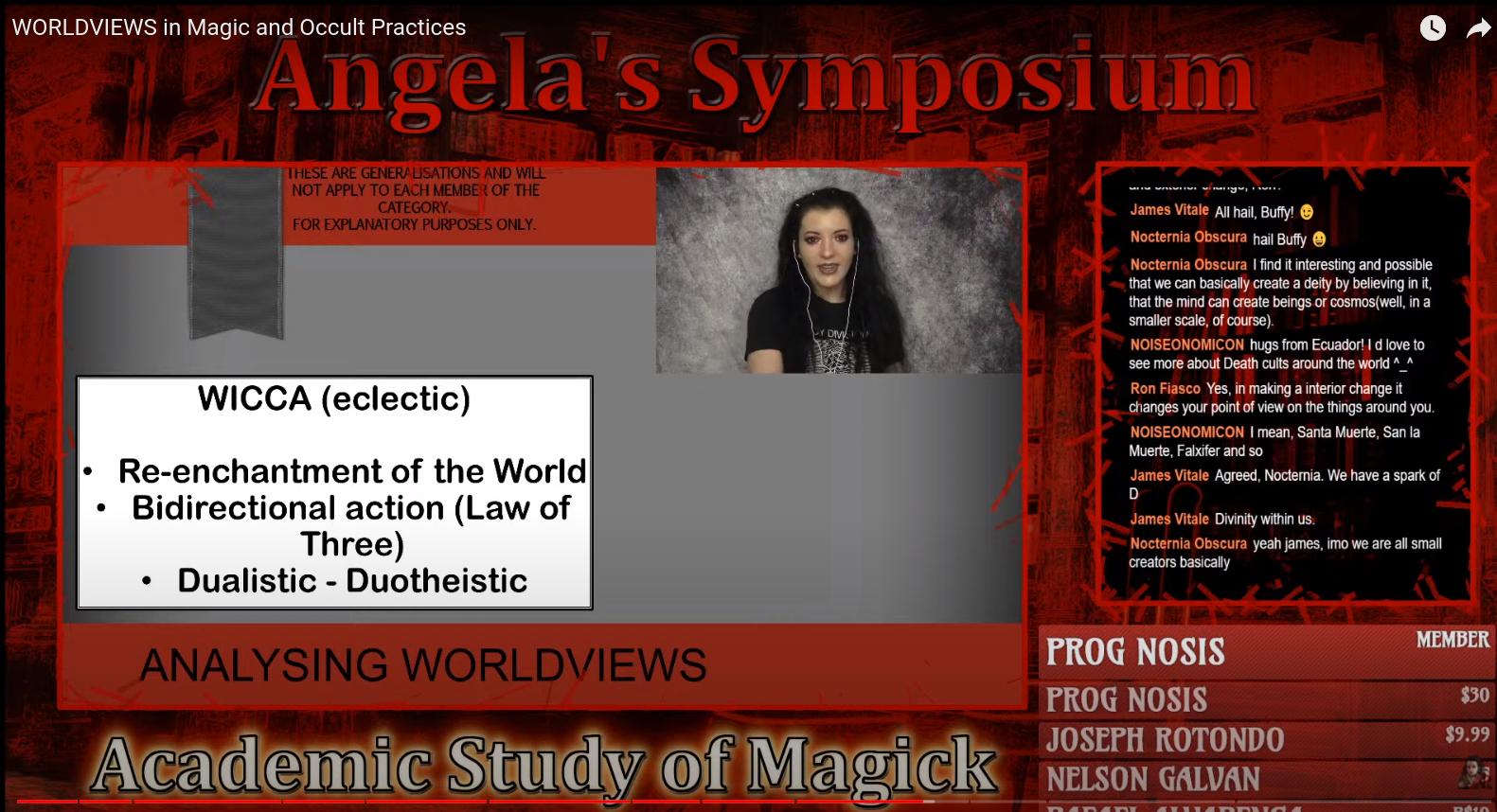 WORLDVIEWS in Magic and Occult Practices