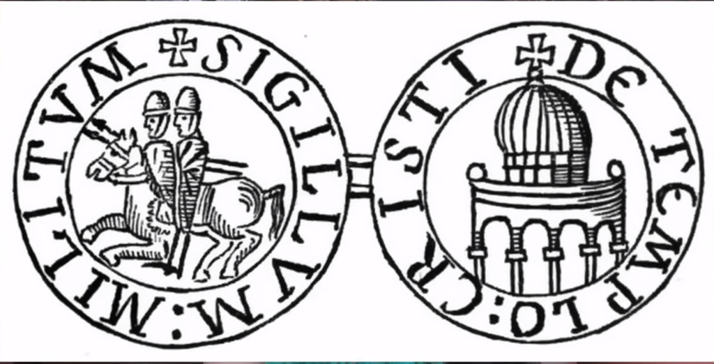 Seal of the Templars PD Wikipedia