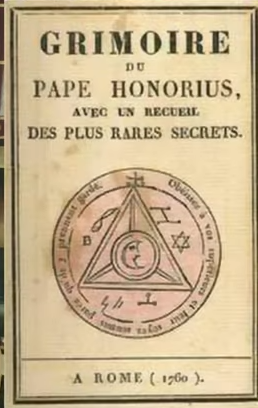 Book Cover: Grimoire du Pape Honorius