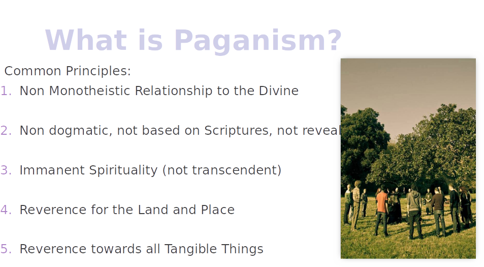 What is Paganism, Wicca & Ostara Slide  x