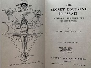 Title page from The Secret Doctrine in Israel