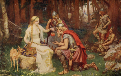  Iðunn  handing out the apples of immortality