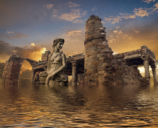 A depiction of Atlantis