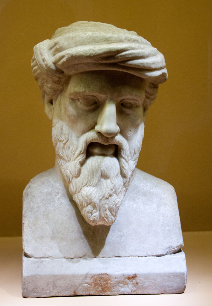 Pythagoras in the Roman Forum PD wikipedia