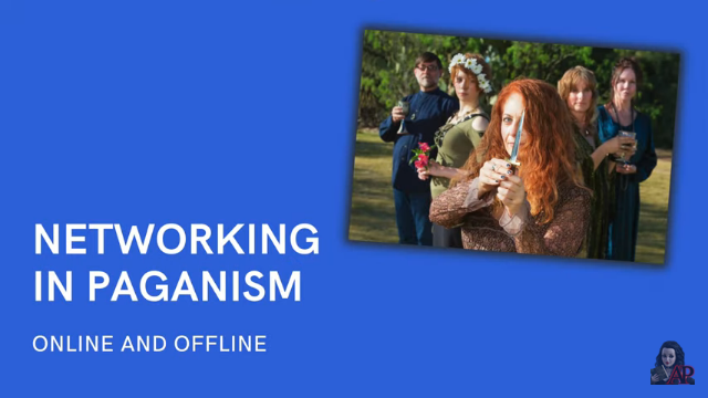 Netnography presentation: slide 4
Networking in Paganism online and offline