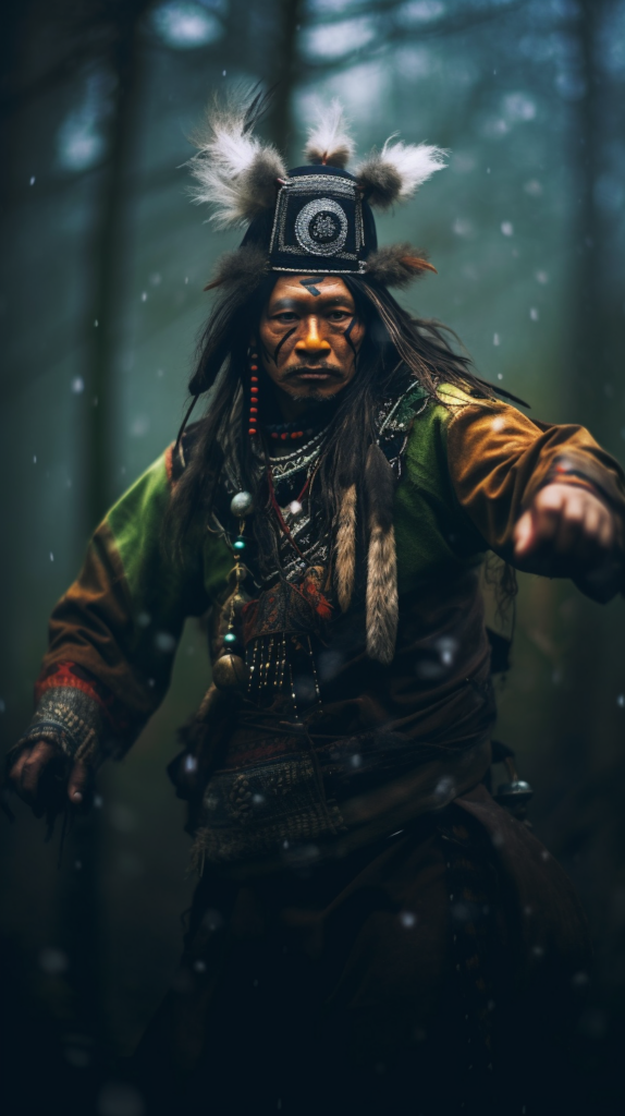 Siberian Shaman Midjourney