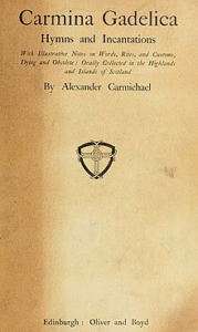 Book cover Carmina Gadelica